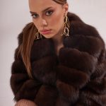Dark Brown Sable Fur Coat
