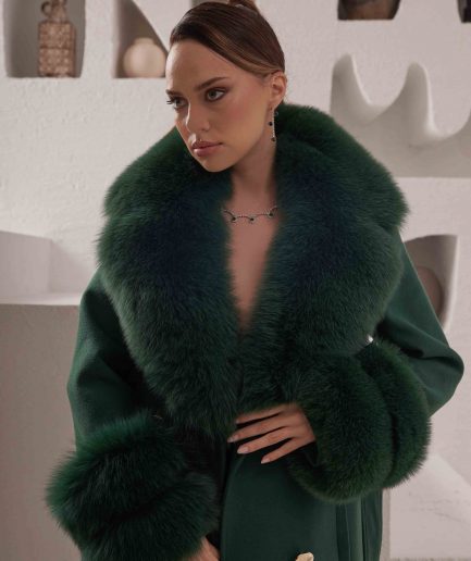 Emerald Soft Cashmere Coat